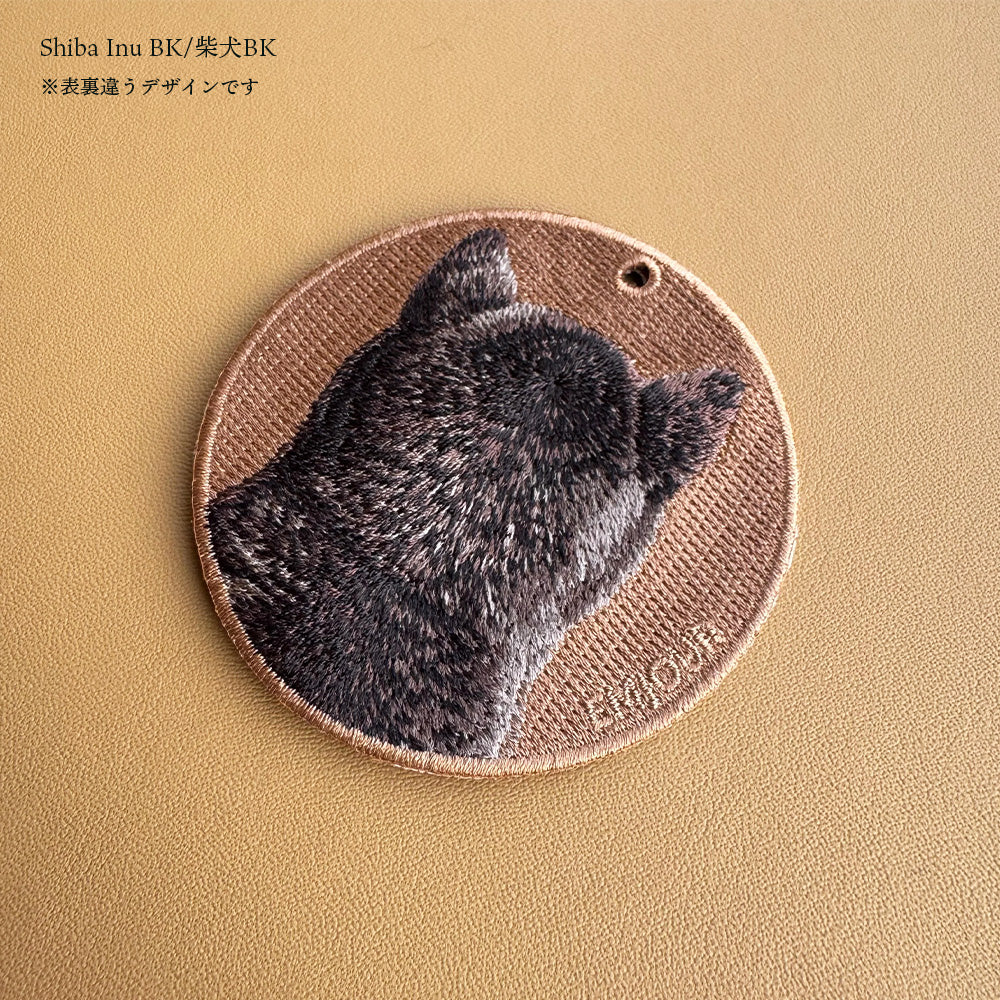 キーホルダー 刺繍 柴犬 コーギー アメリカンショートヘア アメショ おしり 後ろ 日本犬 刺繍キーホルダー キーチェーン 鍵 車 お祝い プチプレゼント プチギフト 入学祝い 卒業祝い 就職祝い ペット 誕生日プレゼント 母の日 ペットロス 人気 EMJOUR エンジュール 可愛い