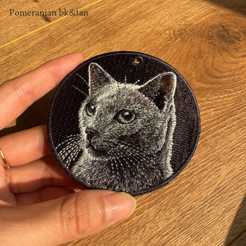 キーホルダー 猫 刺繍 ワッペン ネコ ネコ柄 アニマル チャーム ペット 動物  ベンガル アメリカンカール ペルシャ ロシアンブルー スフィンクス さくらネコ さくら猫 グッズ プレゼント ギフト 贈り物 新築祝い EMJOUR エンジュール 台湾 Taiwan cat neko 車 自転車 カギ 鍵 おしゃれ