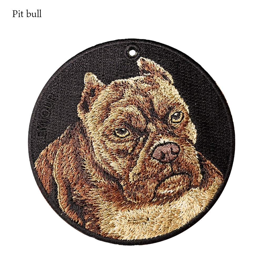 キーホルダー 犬 刺繍 ワッペン イヌ 犬柄 アニマル チャーム ホワイトドッグ ホワイトシェパード ドーベルマン ブルテリア アメリカンブリー フレンチブルドッグ フレブル ブラックマウス 動物 ペット グッズ プレゼント ギフト 贈り物 EMJOUR エンジュール 台湾 dog Taiwan 車 自転車 カギ 鍵 おしゃれ ペットロス