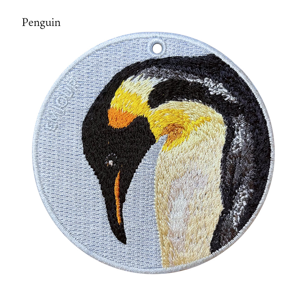 キーホルダー 刺繍 動物 アニマル チャーム 刺繍キーホルダー フグ シロクマ しろくま 白熊 くらげ ペンギン ぺんぎん カクレクマノミ キーリング プレゼント 入学祝い 新築祝い かわいい ギフト 贈り物 EMJOUR エンジュール 台湾 車 自転車 カギ 鍵 ペット 海 魚 動物園 水族館