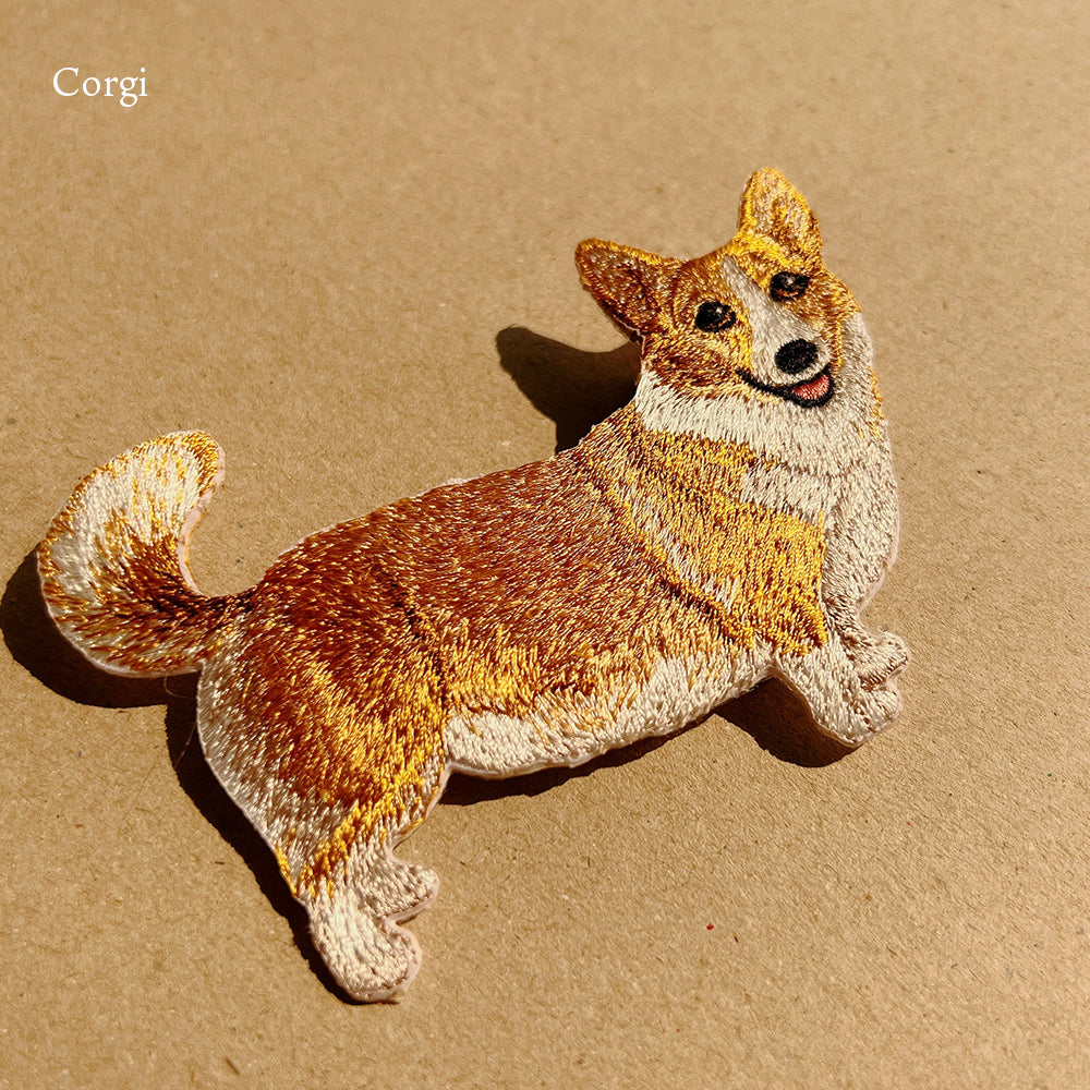 ワッペン 刺繍ワッペン アイロンワッペン 犬 刺繍 イヌ 柴犬 サモエド ゴールデンレトリバー ゴールデンレトリーバー コーギー シュナウザー シュナ トイプードル トイプ 動物 ペット グッズ プレゼント ギフト 贈り物 誕生日 EMJOUR エンジュール 台湾 ハンドメイド 手芸 アップリケ