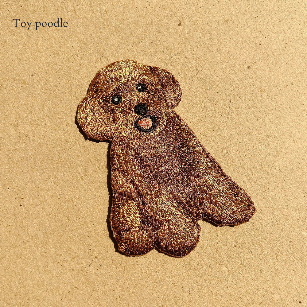 ワッペン 刺繍ワッペン アイロンワッペン 犬 刺繍 イヌ 柴犬 サモエド ゴールデンレトリバー ゴールデンレトリーバー コーギー シュナウザー シュナ トイプードル トイプ 動物 ペット グッズ プレゼント ギフト 贈り物 誕生日 EMJOUR エンジュール 台湾 ハンドメイド 手芸 アップリケ