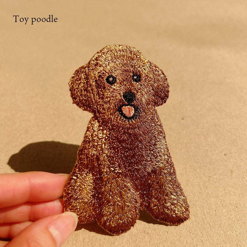 ワッペン 刺繍ワッペン アイロンワッペン 犬 刺繍 イヌ 柴犬 サモエド ゴールデンレトリバー ゴールデンレトリーバー コーギー シュナウザー シュナ トイプードル トイプ 動物 ペット グッズ プレゼント ギフト 贈り物 誕生日 EMJOUR エンジュール 台湾 ハンドメイド 手芸 アップリケ