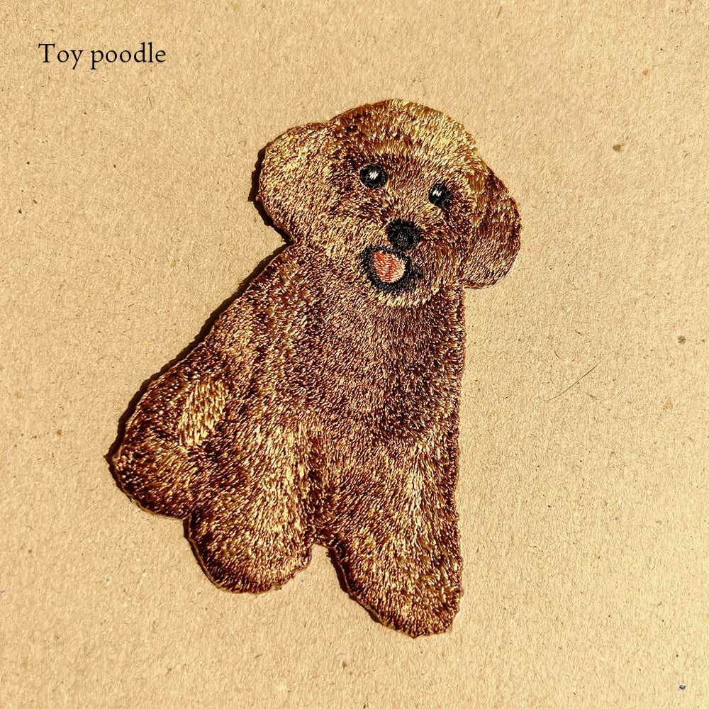 ワッペン 刺繍ワッペン アイロンワッペン 犬 刺繍 イヌ 柴犬 サモエド ゴールデンレトリバー ゴールデンレトリーバー コーギー シュナウザー シュナ トイプードル トイプ 動物 ペット グッズ プレゼント ギフト 贈り物 誕生日 EMJOUR エンジュール 台湾 ハンドメイド 手芸 アップリケ