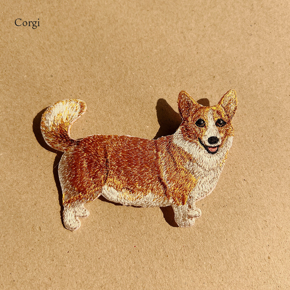 ワッペン 刺繍ワッペン アイロンワッペン 犬 刺繍 イヌ 柴犬 サモエド ゴールデンレトリバー ゴールデンレトリーバー コーギー シュナウザー シュナ トイプードル トイプ 動物 ペット グッズ プレゼント ギフト 贈り物 誕生日 EMJOUR エンジュール 台湾 ハンドメイド 手芸 アップリケ