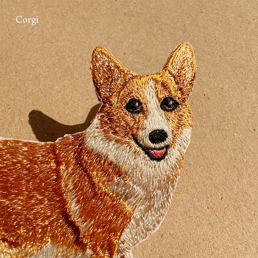 ワッペン 刺繍ワッペン アイロンワッペン 犬 刺繍 イヌ 柴犬 サモエド ゴールデンレトリバー ゴールデンレトリーバー コーギー シュナウザー シュナ トイプードル トイプ 動物 ペット グッズ プレゼント ギフト 贈り物 誕生日 EMJOUR エンジュール 台湾 ハンドメイド 手芸 アップリケ