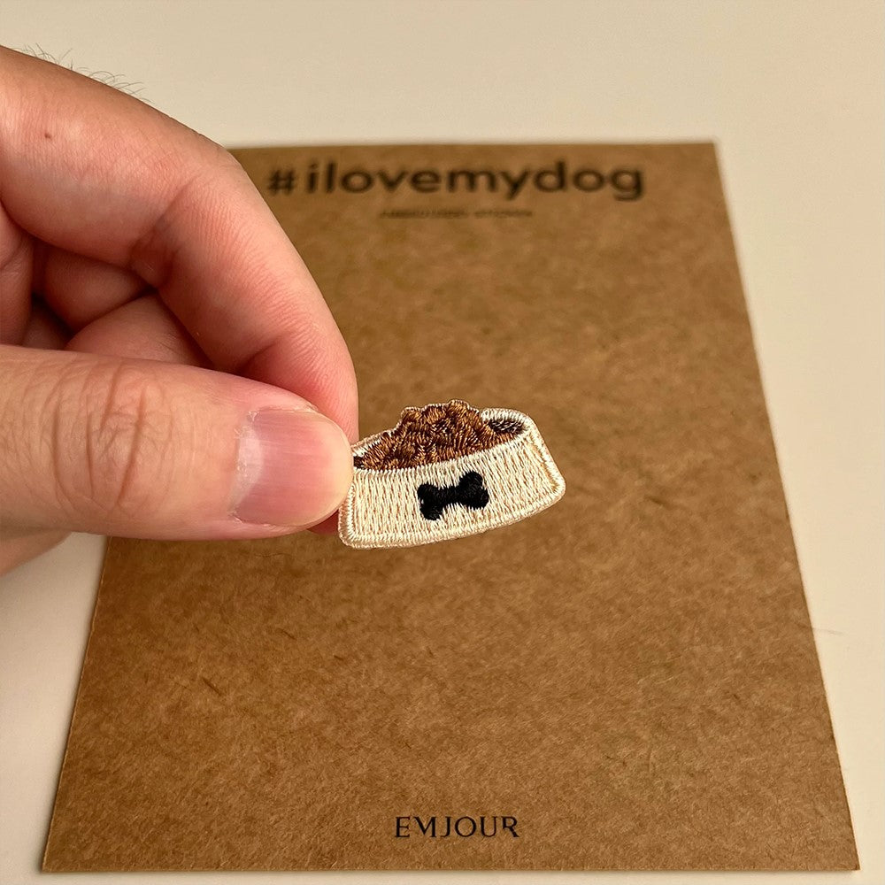 ワッペン 刺繍ワッペン アイロンワッペン 犬 刺繍 イヌ 足跡 うさぎ ウサギ  動物 ペット グッズ プレゼント ギフト 贈り物 EMJOUR エンジュール  台湾 ハンドメイド 手芸 アップリケ