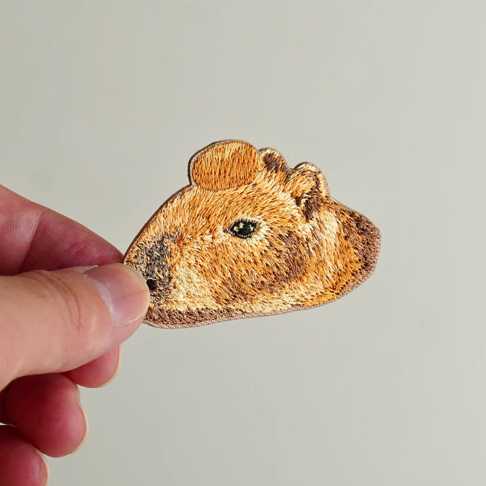 正規品 ワッペン 刺繍ワッペン アイロンワッペン ブタ 豚 子ブタ カピバラ 刺繍 ペット グッズ EMJOUR エンジュール 台湾 ハンドメイド 手芸 アップリケ ステッカー 動物 動物園