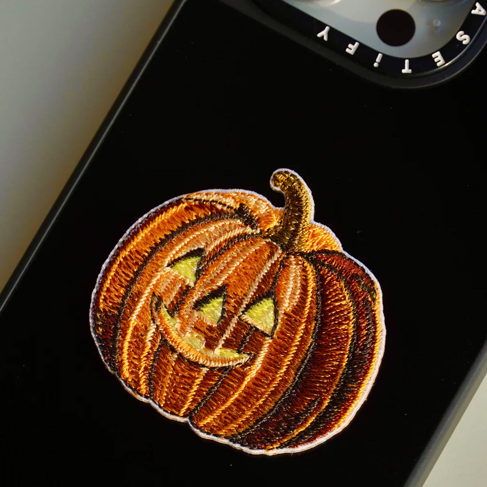 正規品 ワッペン 刺繍ワッペン アイロンワッペン ハロウィン おばけ カボチャ ランタン 刺繍 グッズ EMJOUR エンジュール 台湾 ハンドメイド 手芸 アップリケ ステッカー