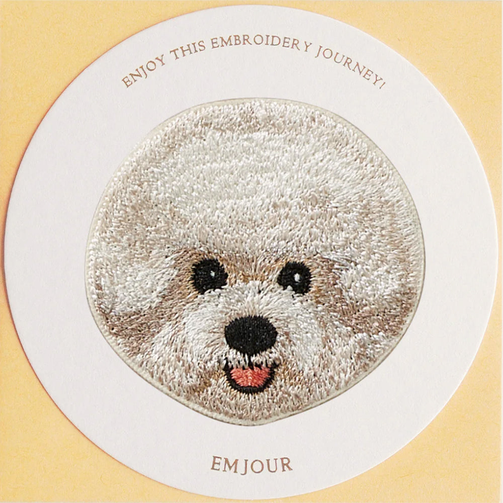 ワッペン 刺繍ワッペン アイロンワッペン 犬 刺繍 イヌ トイプードル トイプ プードル ビションフリーゼ アメリカンコッカー アメコカ 動物 ペット グッズ プレゼント ギフト 贈り物 誕生日 EMJOUR エンジュール 母の日 台湾 ハンドメイド 手芸 アップリケ ステッカー