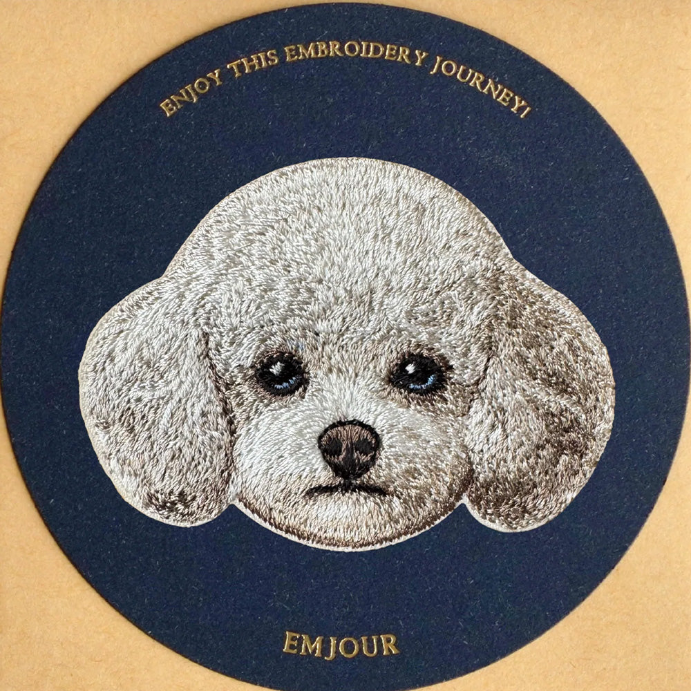 ワッペン 刺繍ワッペン アイロンワッペン 犬 刺繍 イヌ トイプードル トイプ プードル ビションフリーゼ アメリカンコッカー アメコカ 動物 ペット グッズ プレゼント ギフト 贈り物 誕生日 EMJOUR エンジュール 母の日 台湾 ハンドメイド 手芸 アップリケ ステッカー