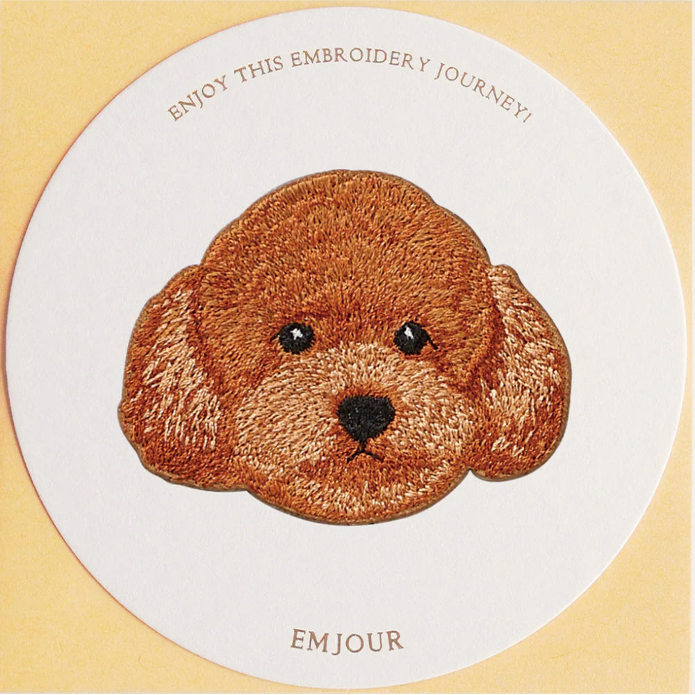 ワッペン 刺繍ワッペン アイロンワッペン 犬 刺繍 イヌ トイプードル トイプ プードル ビションフリーゼ アメリカンコッカー アメコカ 動物 ペット グッズ プレゼント ギフト 贈り物 誕生日 EMJOUR エンジュール 母の日 台湾 ハンドメイド 手芸 アップリケ ステッカー