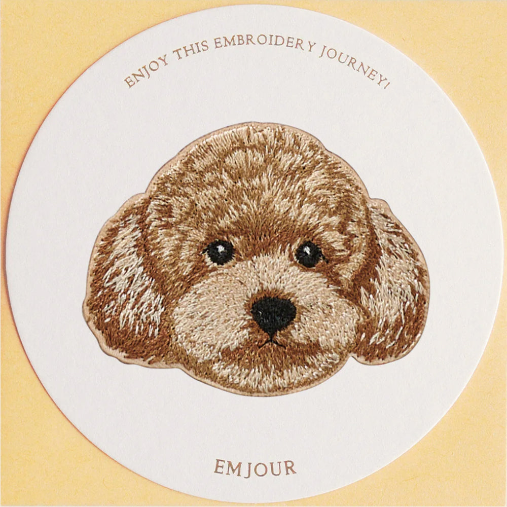 ワッペン 刺繍ワッペン アイロンワッペン 犬 刺繍 イヌ トイプードル トイプ プードル ビションフリーゼ アメリカンコッカー アメコカ 動物 ペット グッズ プレゼント ギフト 贈り物 誕生日 EMJOUR エンジュール 母の日 台湾 ハンドメイド 手芸 アップリケ ステッカー