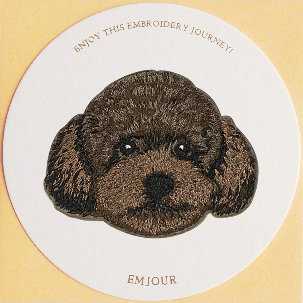ワッペン 刺繍ワッペン アイロンワッペン 犬 刺繍 イヌ トイプードル トイプ プードル ビションフリーゼ アメリカンコッカー アメコカ 動物 ペット グッズ プレゼント ギフト 贈り物 誕生日 EMJOUR エンジュール 母の日 台湾 ハンドメイド 手芸 アップリケ ステッカー