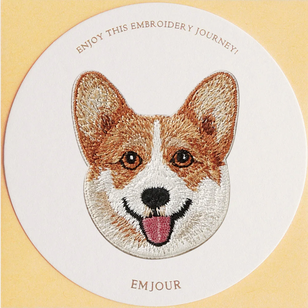 ワッペン 刺繍ワッペン アイロンワッペン 犬 刺繍 イヌ ダックスフンド ダックス ビーグル スピッツ ジャックラッセル コーギー 動物 ペット グッズ プレゼント ギフト 贈り物 誕生日 EMJOUR エンジュール 母の日 台湾 ハンドメイド 手芸 アップリケ ステッカー