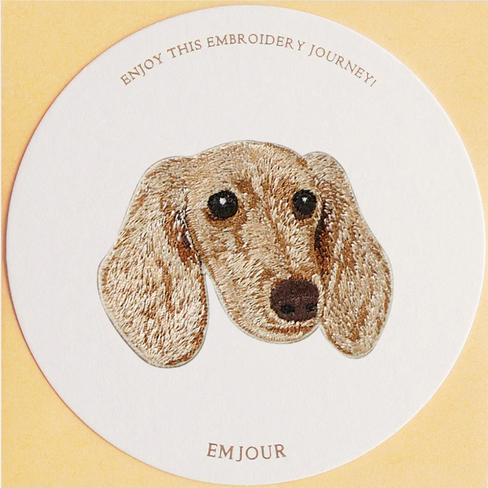 ワッペン 刺繍ワッペン アイロンワッペン 犬 刺繍 イヌ ダックスフンド ダックス ビーグル スピッツ ジャックラッセル コーギー 動物 ペット グッズ プレゼント ギフト 贈り物 誕生日 EMJOUR エンジュール 母の日 台湾 ハンドメイド 手芸 アップリケ ステッカー