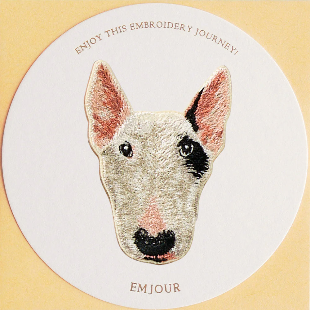 ワッペン 刺繍ワッペン アイロンワッペン 犬 刺繍 イヌ ポメラニアン ポメ チワワ ブルテリア ブル 動物 ペット グッズ プレゼント ギフト 贈り物 誕生日 EMJOUR エンジュール 母の日 台湾 ハンドメイド 手芸 アップリケ ステッカー