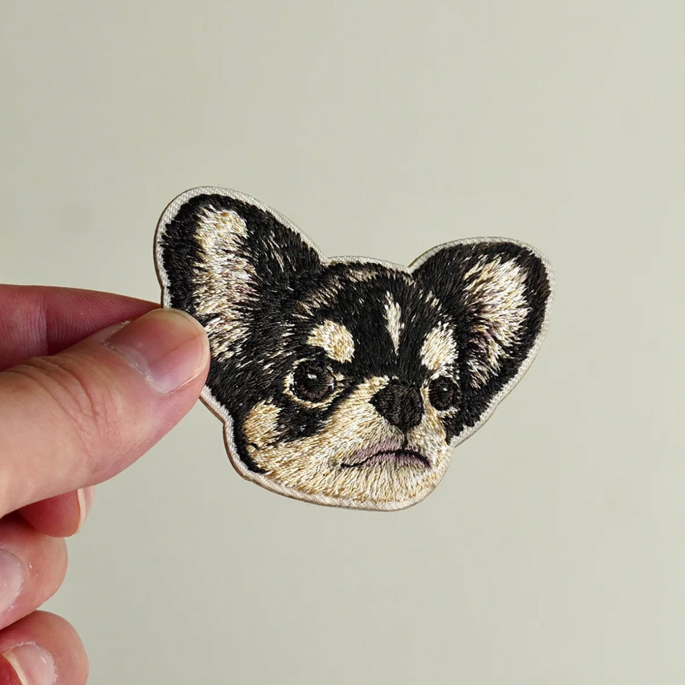 ワッペン 刺繍ワッペン アイロンワッペン 犬 刺繍 イヌ ポメラニアン ポメ チワワ ブルテリア ブル 動物 ペット グッズ プレゼント ギフト 贈り物 誕生日 EMJOUR エンジュール 母の日 台湾 ハンドメイド 手芸 アップリケ ステッカー