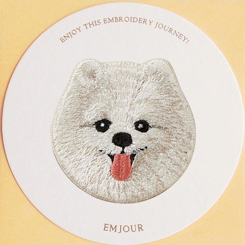 ワッペン 刺繍ワッペン アイロンワッペン 犬 刺繍 イヌ ポメラニアン ポメ チワワ ブルテリア ブル 動物 ペット グッズ プレゼント ギフト 贈り物 誕生日 EMJOUR エンジュール 母の日 台湾 ハンドメイド 手芸 アップリケ ステッカー