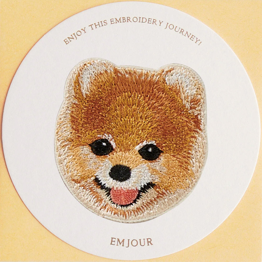 ワッペン 刺繍ワッペン アイロンワッペン 犬 刺繍 イヌ ポメラニアン ポメ チワワ ブルテリア ブル 動物 ペット グッズ プレゼント ギフト 贈り物 誕生日 EMJOUR エンジュール 母の日 台湾 ハンドメイド 手芸 アップリケ ステッカー