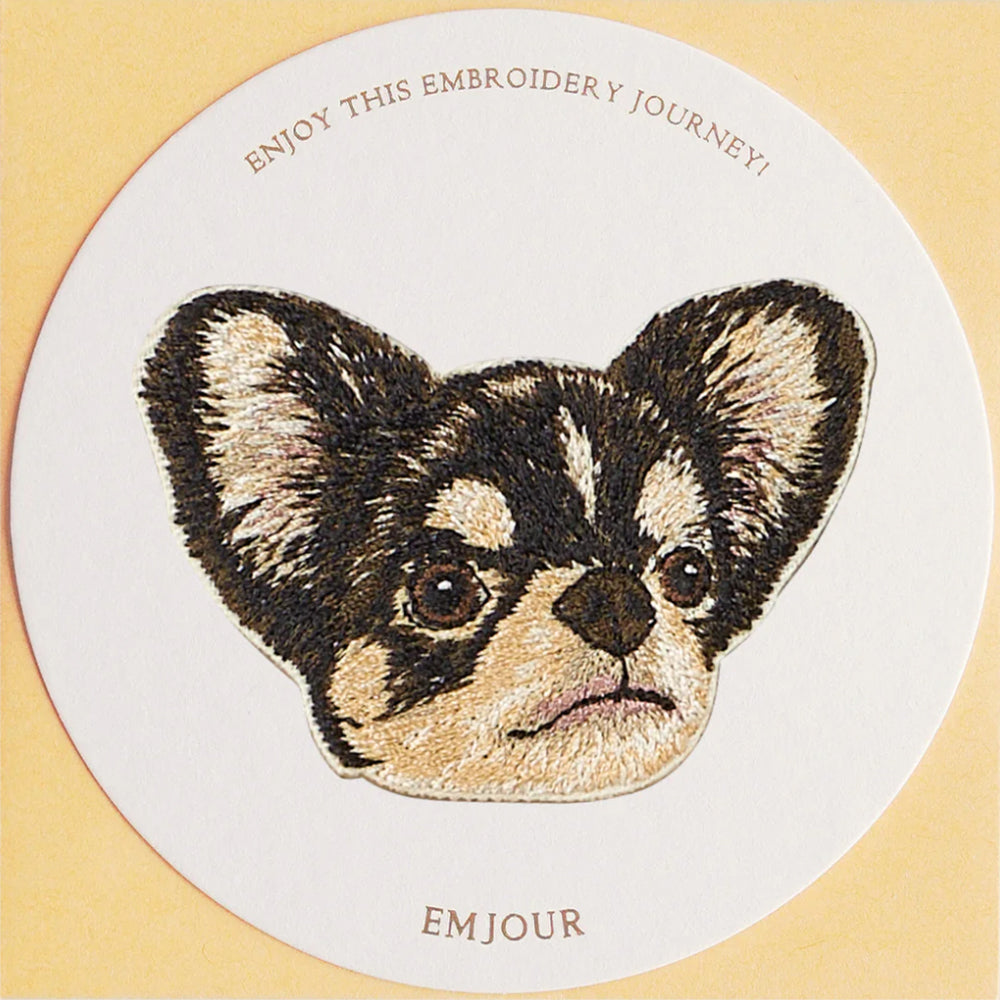 ワッペン 刺繍ワッペン アイロンワッペン 犬 刺繍 イヌ ポメラニアン ポメ チワワ ブルテリア ブル 動物 ペット グッズ プレゼント ギフト 贈り物 誕生日 EMJOUR エンジュール 母の日 台湾 ハンドメイド 手芸 アップリケ ステッカー