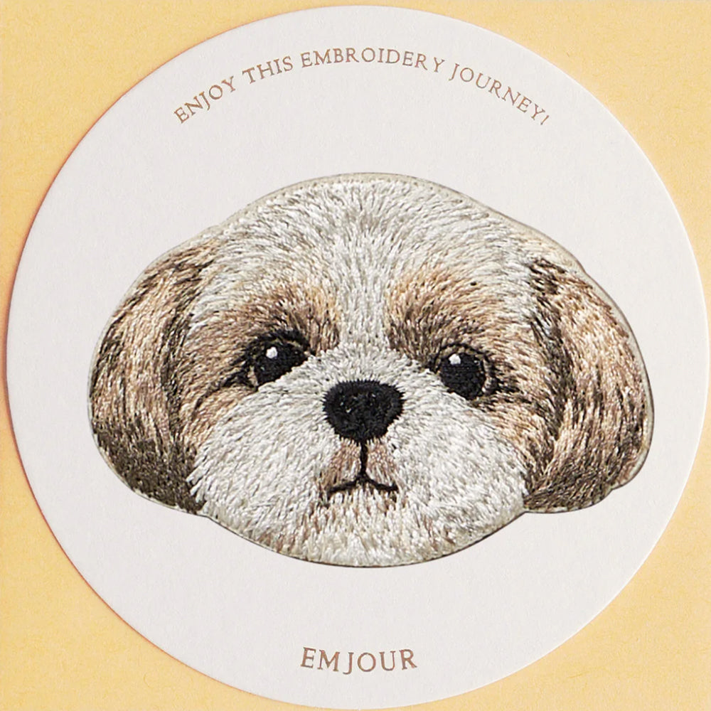 ワッペン 刺繍ワッペン アイロンワッペン 犬 刺繍 イヌ ヨークシャーテリア ヨークシャ ヨーキー マルチーズ シュナウザー シュナ シーズー ペキニーズ ペキ 動物 ペット グッズ プレゼント ギフト EMJOUR エンジュール 母の日 台湾 ハンドメイド 手芸 アップリケ ステッカー