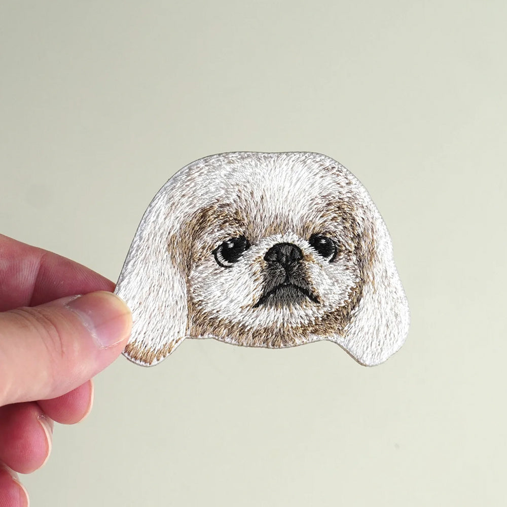 ワッペン 刺繍ワッペン アイロンワッペン 犬 刺繍 イヌ ヨークシャーテリア ヨークシャ ヨーキー マルチーズ シュナウザー シュナ シーズー ペキニーズ ペキ 動物 ペット グッズ プレゼント ギフト EMJOUR エンジュール 母の日 台湾 ハンドメイド 手芸 アップリケ ステッカー