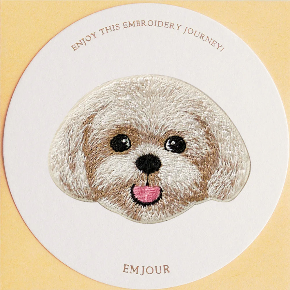 ワッペン 刺繍ワッペン アイロンワッペン 犬 刺繍 イヌ ヨークシャーテリア ヨークシャ ヨーキー マルチーズ シュナウザー シュナ シーズー ペキニーズ ペキ 動物 ペット グッズ プレゼント ギフト EMJOUR エンジュール 母の日 台湾 ハンドメイド 手芸 アップリケ ステッカー