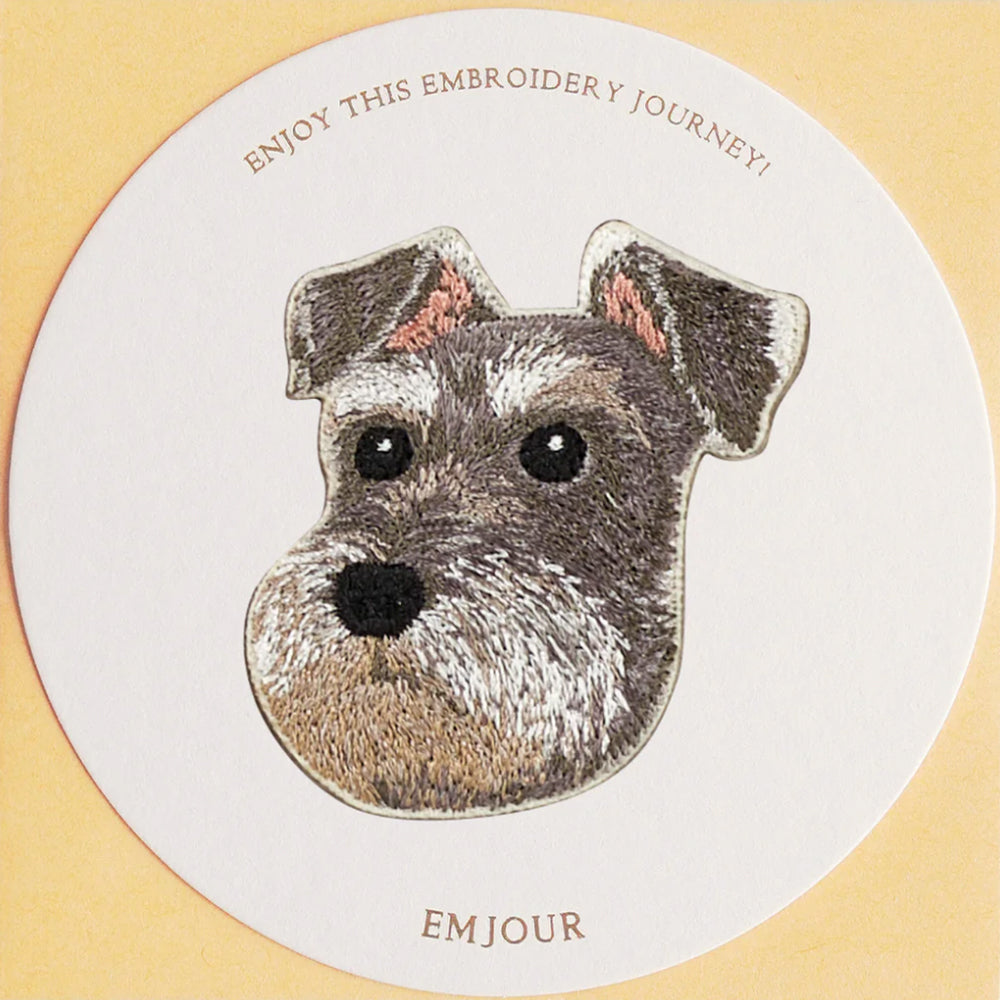 ワッペン 刺繍ワッペン アイロンワッペン 犬 刺繍 イヌ ヨークシャーテリア ヨークシャ ヨーキー マルチーズ シュナウザー シュナ シーズー ペキニーズ ペキ 動物 ペット グッズ プレゼント ギフト EMJOUR エンジュール 母の日 台湾 ハンドメイド 手芸 アップリケ ステッカー