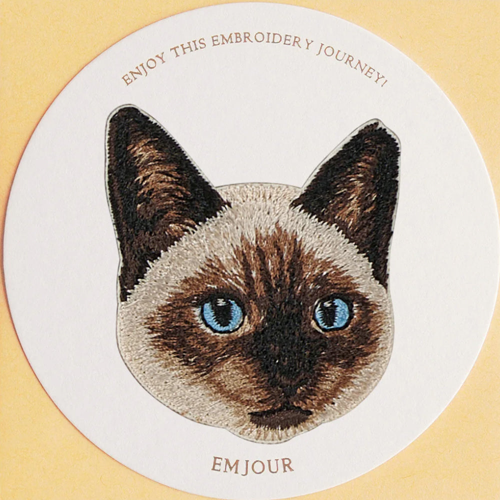 ワッペン 刺繍ワッペン アイロンワッペン 猫 刺繍 ネコ 黒猫 白猫 ロシアンブルー ブリティッシュショートヘア ブリショー シャム ガーフィールド 動物 ペット グッズ プレゼント ギフト 贈り物 誕生日 EMJOUR エンジュール 母の日 台湾 ハンドメイド 手芸 アップリケ ステッカー