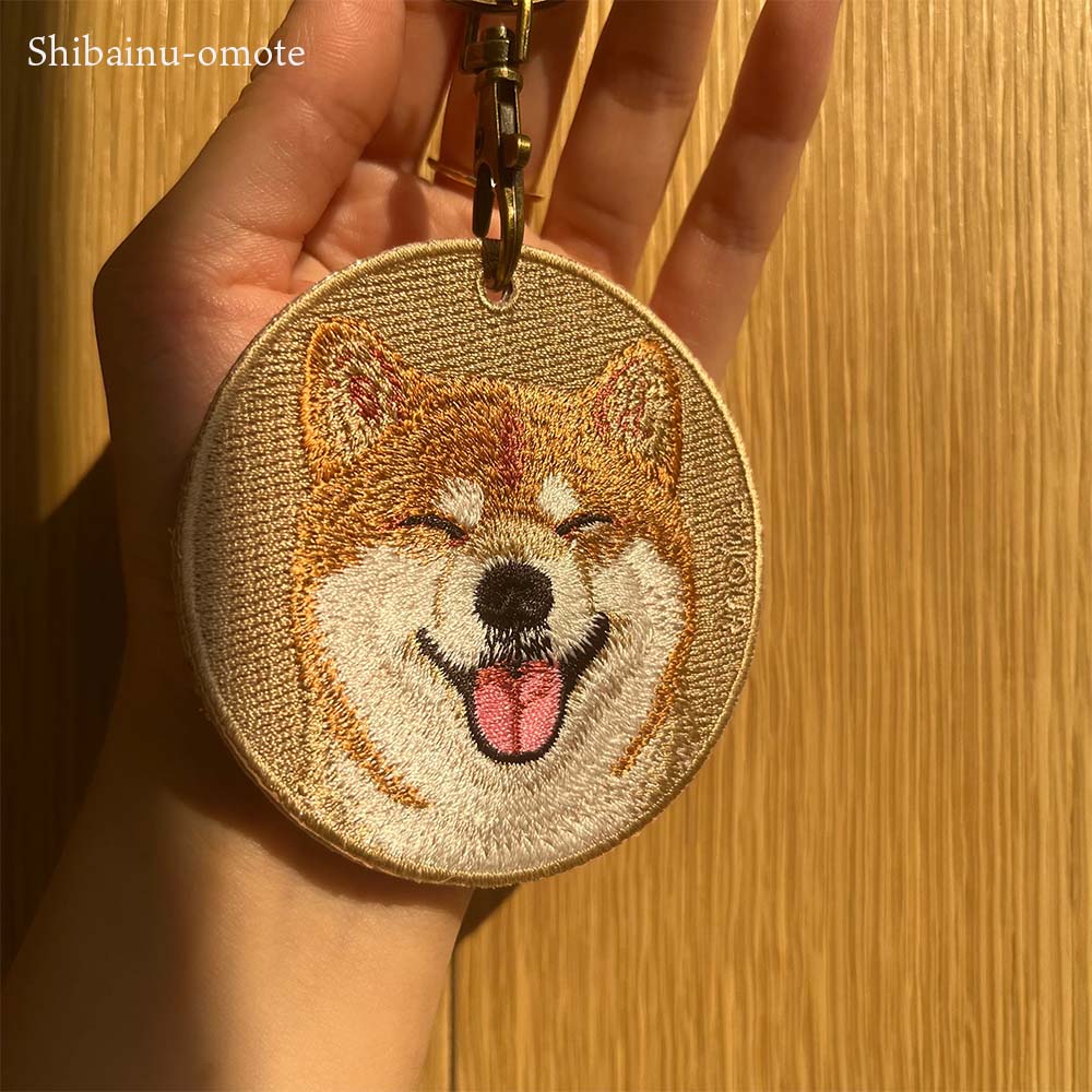 キーホルダー 刺繍 柴犬 アメリカンショートヘアー アメショ 子犬 仔犬 子猫 仔猫 日本犬 刺繍キーホルダー キーチェーン 鍵 車 お祝い プチプレゼント プチギフト 入学祝い 卒業祝い 就職祝い お母さん お父さん ペット 誕生日プレゼント 人気 EMJOUR エンジュール 可愛い