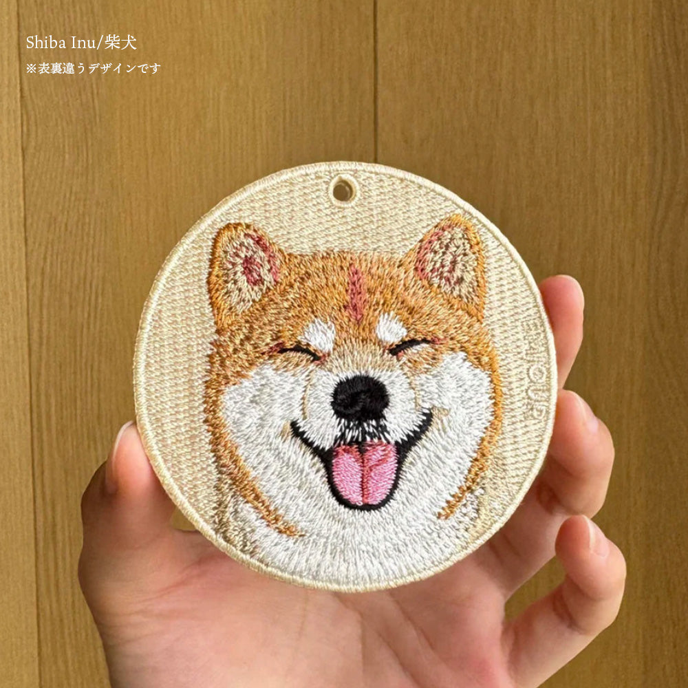 キーホルダー 刺繍 柴犬 コーギー アメリカンショートヘア アメショ おしり 後ろ 日本犬 刺繍キーホルダー キーチェーン 鍵 車 お祝い プチプレゼント プチギフト 入学祝い 卒業祝い 就職祝い ペット 誕生日プレゼント 母の日 ペットロス 人気 EMJOUR エンジュール 可愛い