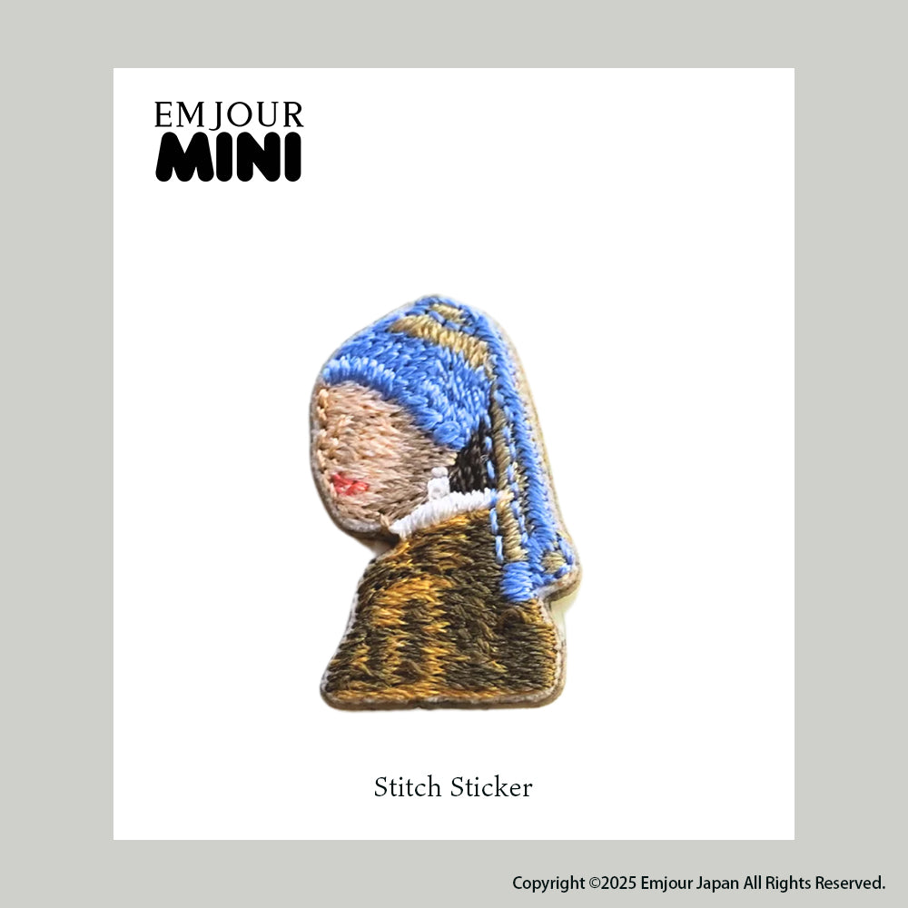 正規品 ワッペン 刺繍ワッペン 絵画 アート 落穂拾い モナ・リザ 真珠の耳飾りの少女 イレーヌ・カーン・ダンヴェール嬢 天使 システィーナの聖母 ダヴィンチ フェルメール グッズ プレゼント ギフト 贈り物 EMJOUR エンジュール  ハンドメイド 手芸 アップリケ ステッカー
