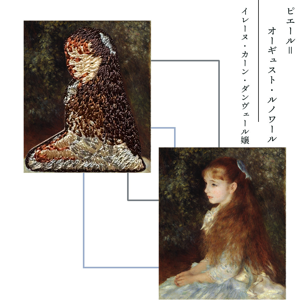 正規品 ワッペン 刺繍ワッペン 絵画 アート 落穂拾い モナ・リザ 真珠の耳飾りの少女 イレーヌ・カーン・ダンヴェール嬢 天使 システィーナの聖母 ダヴィンチ フェルメール グッズ プレゼント ギフト 贈り物 EMJOUR エンジュール  ハンドメイド 手芸 アップリケ ステッカー